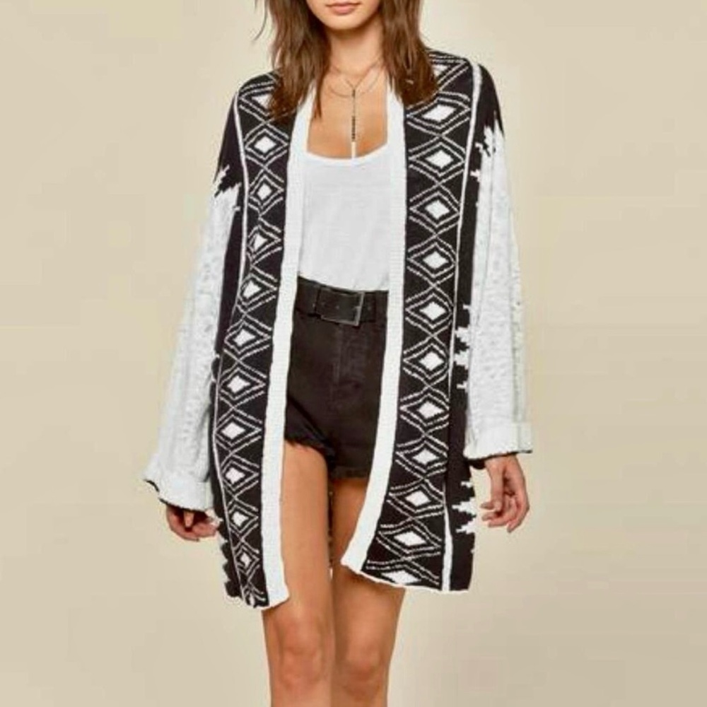 Aztec Print Cardigan - Picture 4 of 4